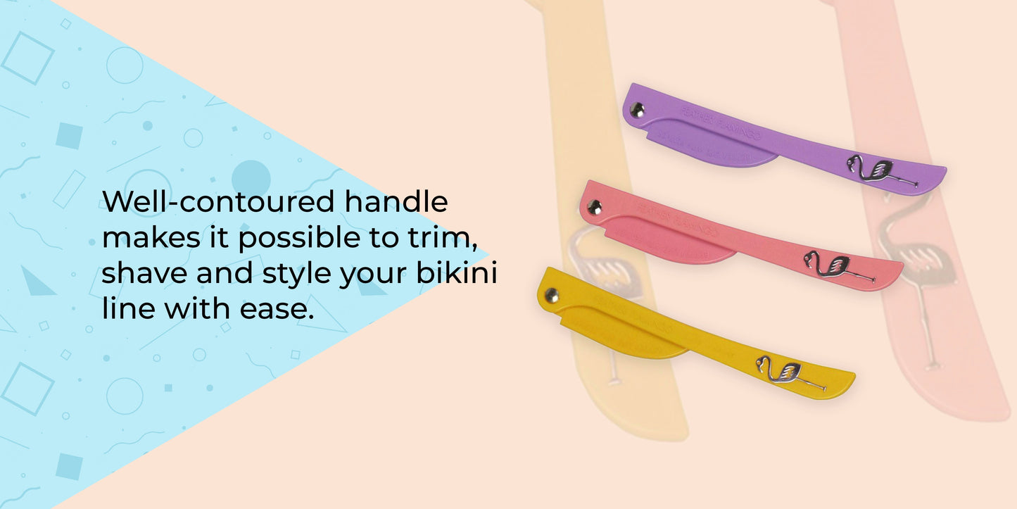 FEATHER FLAMINGOS FACIAL RAZOR