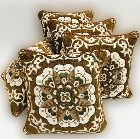 Velvet Jacquard Cushion Covers E-20