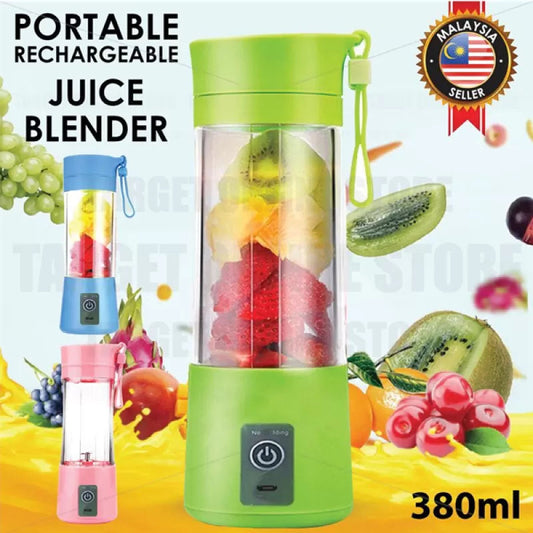 USB Rechargeable Juicer Blender 4 Blades Electric Blender Mini Portable Personal Size Juicer